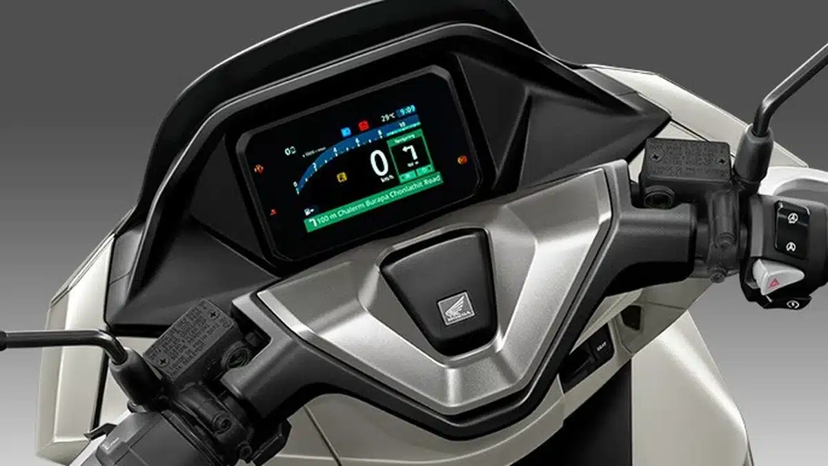 หน้าจอ TFT ของ Honda PCX160